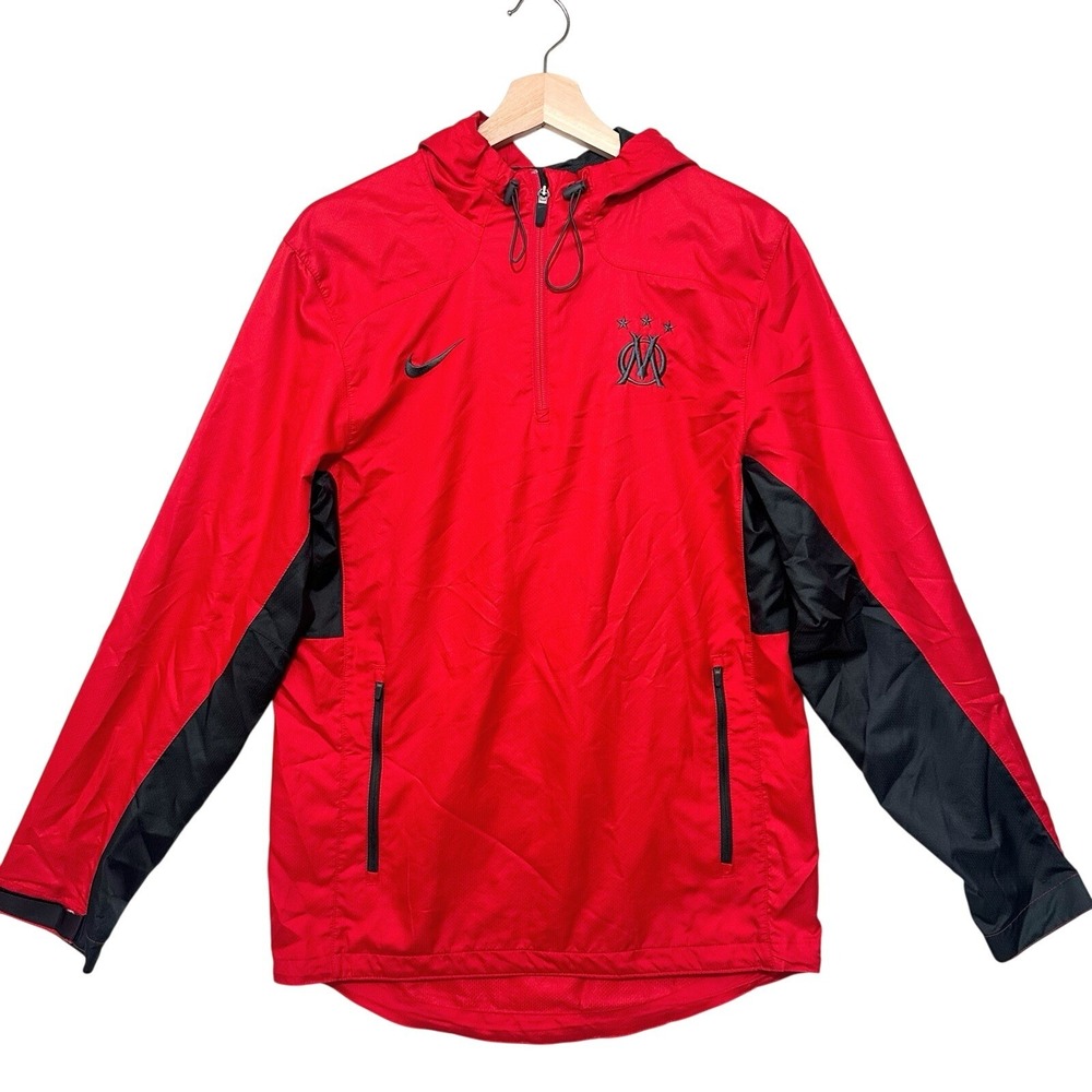 Nike Olympique de Marseille Red ¼‎ Zip Jacket S Final Nike Era 2016 Soccer
